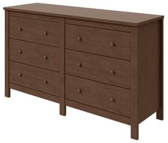 Comoda 6 Gavetas Maggiore Lopas Imbuia Clean
