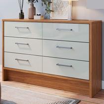 Cômoda 6 Gavetas Naturalle/Cristalo Cm3060 - Decibal