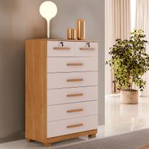 Cômoda 7 Gavetas com Pés New Barcelona Cômoda 7 Gavetas com Pés New Barcelona