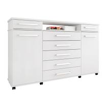 Cômoda 7 Gavetas London 7130 Branco Demóbile