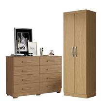 Cômoda 8 Gavetas 2014148 E Armário Multiuso New 2000192 Atacama - Aramóveis