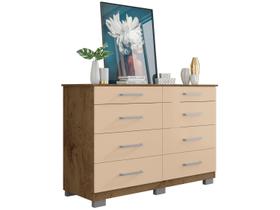 Cômoda 8 Gavetas Araplac Casal Solteiro Criança De Quarto Masculino Feminino Madeira Móveis Baunilha Cômoda 8 Gavetas Araplac Casal Solteiro Criança De Quarto Masculino Feminino Madeira Móveis Baunilha