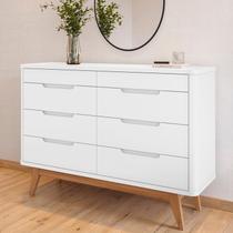 Cômoda 8 Gavetas com Organizador Tampo e Base de 2,5cm Vicenza Cômoda 8 Gavetas com Organizador Tampo e Base de 2,5cm Vicenza