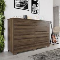 Cômoda 8 Gavetas com Pés California Benetil Cômoda 8 Gavetas com Pés California Benetil