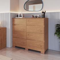 Cômoda 8 Gavetas com Pés Lara Móveis Castro Cômoda 8 Gavetas com Pés Lara Móveis Castro