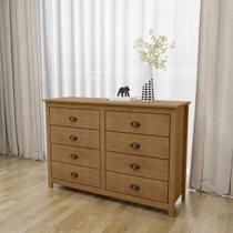 Cômoda 8 Gavetas Freijó Topázio Madeira Pinus - Finestra