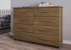 Cômoda 8 Gavetas Luxo Jade Móveis Primus - Freijó Madeira