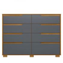 Cômoda 8 Gavetas MDP Moval Georgia, 147 cm Cômoda 8 Gavetas MDP Moval Georgia, 147 cm