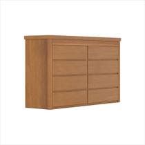 Cômoda 8 Gavetas Pacioli MDF Rubi 146cm Cômoda 8 Gavetas Pacioli MDF Rubi 146cm