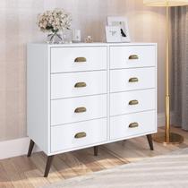 Cômoda 8 Gavetas para Dormitório em Mdp Cômoda 8 Gavetas para Dormitório em Mdp