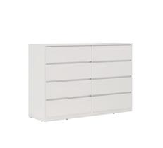 Cômoda 8 Gavetas Sintra Branco Brilho Demóbile