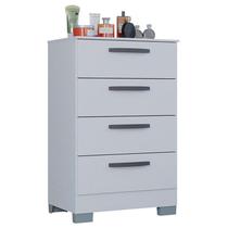 Cômoda 867 4 Gavetas Branco Brilho - Poquema Cômoda 867 4 Gavetas Branco Brilho - Poquema