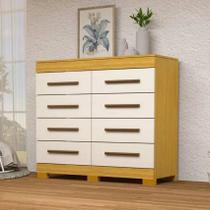 Cômoda 8gav Nalu Nature/Off White Cod: 641.038