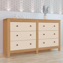 Cômoda Alessia100% MDF Tuboarte 6 Gavetas Cômoda Alessia100% MDF Tuboarte 6 Gavetas