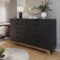 Cômoda Alice 10 Gavetas em 100% Mdf