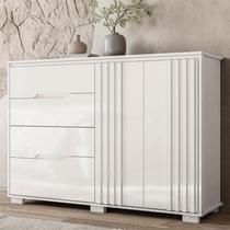 Cômoda Ambiente Texas Branco Brilho - Moval
