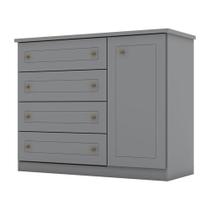 Cômoda Americano Cinza - Henn