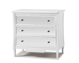 Cômoda Amsterdã 3 Gavetas Com Espelho Madeira Maciça Weihermann