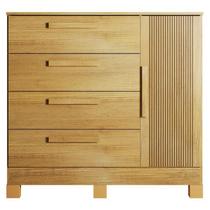 Cômoda Andorinha 1 Porta 4 Gavetas Cinamomo Valdemóveis Cômoda Andorinha 1 Porta 4 Gavetas Cinamomo Valdemóveis