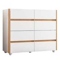 Cômoda Aparador Infinite 8 Gavetas - Móveis Albatroz