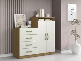 Comoda aramoveis londres 2pt 4gav atacama/off white