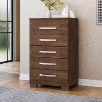 Cômoda Aspen 5 Gavetas Organizador para Quarto MDP Pés Inclusos Clique Chique Cômoda Aspen 5 Gavetas Organizador para Quarto MDP Pés Inclusos Clique Chique