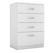 Cômoda Astral 4 Gavetas Branco - Demóbile Cômoda Astral 4 Gavetas Branco - Demóbile