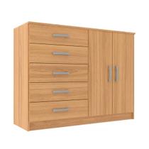 Cômoda Atenas 2 Portas 5 Gavetas Evidencia Cor Cinamomo Cômoda Atenas 2 Portas 5 Gavetas Evidencia Cor Cinamomo