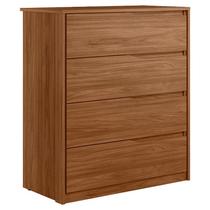 Cômoda Átria 4 Gavetas Nogueira Touch Demóbile - Demartêz Cômoda Átria 4 Gavetas Nogueira Touch Demóbile - Demartêz