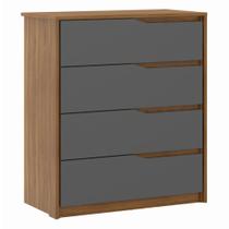 Cômoda Atria Quarto com 4 Gavetas