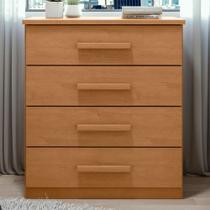 Cômoda Baião com 4 Gavetas Corrediças Telescópicas Lopas