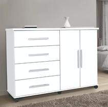 Cômoda Bali Com 4 Gavetas E 2 Portas Primus Cores