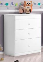 Cômoda / Bancada CAT Infantil 3 Gavetas Cor Branco Ultimas Unidades Cômoda / Bancada CAT Infantil 3 Gavetas Cor Branco Ultimas Unidades