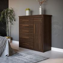 Comoda batrol 6gav 1p elegance capuccino wood