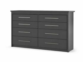Comoda batrol 8 gavetas elegance black