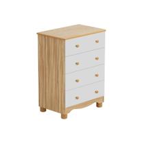 Comoda Bebe Moveis Peroba Junior simples 04 gavetas MDF -