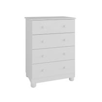 Comoda Bebe Moveis Peroba Junior simples 04 gavetas MDF - Comoda Bebe Moveis Peroba Junior simples 04 gavetas MDF -