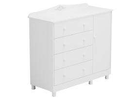 Comoda Bebe Moveis Peroba Provençal Elo 04 gav 01 pt LS MDF Comoda Bebe Moveis Peroba Provençal Elo 04 gav 01 pt LS MDF