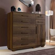 Cômoda Bela Plus 8 Gavetas E 1 Porta Imbuía