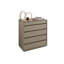 Comoda Belize 5 Gavetas Fendi - Casa D Móveis Comoda Belize 5 Gavetas Fendi - Casa D Móveis