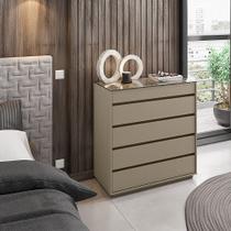 Comoda Belize 5 Gavetas Fendi - Casa D Móveis Comoda Belize 5 Gavetas Fendi - Casa D Móveis