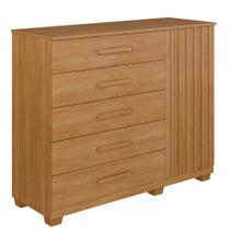 Cômoda Benetil Paris 1 Porta 5 Gavetas Cinamomo