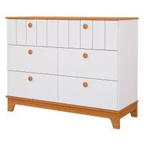 Comoda Biscoito Quarto Infantil com 6 Gavetas