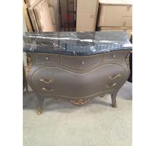 Comoda Bombe Chumbo Francesa Madeira Maciça Bronze Formosa