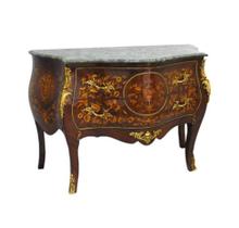 Cômoda Bombê Classica Alto Padrão Bronze Marmore Luxo