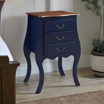 Cômoda Bombê Grande de Madeira com 3 Gavetas