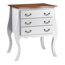 Cômoda Bombê Samara com 3 Gavetas