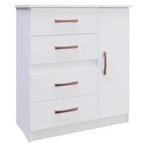 Cômoda Caribe Doripel 4 Gavetas 1 Porta Cômoda Caribe Doripel 4 Gavetas 1 Porta