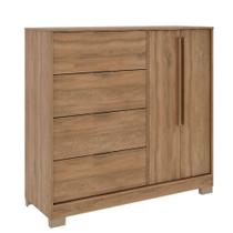 Cômoda Carraro 1177 2 Portas 4 Gavetas 118x125x45cm Cômoda Carraro 1177 2 Portas 4 Gavetas 118x125x45cm