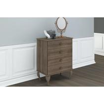 Cômoda Casal CL 4009 c/ 4 Gavetas Rustico - Movelbento Cômoda Casal CL 4009 c/ 4 Gavetas Rustico - Movelbento